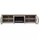 Ithaca Sandstone and Bourbon 96" TV Stand with Fireplace