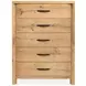 Laramie Honey Wheat 5 Drawer Chest