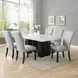 Camila Gray 70" Rectangular Dining Table