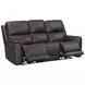 Eldridge Steamboat Brown Leather 86" Zero Gravity Power Reclining Sofa with USB Charging