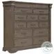 Madison Ridge Natural Bark Panel Bedroom Set