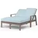 Laguna Canvas Skyline 77" Outdoor Double Chaise