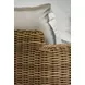 Playa Soothe Pearl Upholstered Oversized Outdoor Swivel Club Chair with Flange Welt