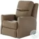 Fame Passion Taupe Swivel Rocker Recliner