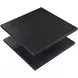 Canyon Black Square Cocktail Table with Casters