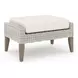 Carezza Taupe and Natural Upholstered 5 Piece Conversation Set