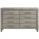 Lennox Gray Upholstered Panel Bedroom Set
