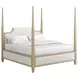Eave Sundrenched Oak and Ivory King Upholstered Panel Bed