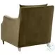 Jade Olive Velvet Slipcover Club Chair
