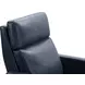 James Barone Navy Blue Leather Zero Gravity Power Recliner with Power Lumbar and USB Charging