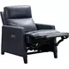 James Barone Navy Blue Leather Zero Gravity Power Recliner with Power Lumbar and USB Charging