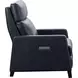 James Barone Navy Blue Leather Zero Gravity Power Recliner with Power Lumbar and USB Charging