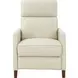James Barone Parchment Leather Zero Gravity Power Recliner with Power Lumbar and USB Charging