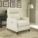 James Barone Parchment Leather Zero Gravity Power Recliner with Power Lumbar and USB Charging