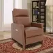 James Dobbs Saddle Leather Zero Gravity Power Recliner with Power Lumbar and USB Charging