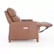 James Dobbs Saddle Leather Zero Gravity Power Recliner with Power Lumbar and USB Charging
