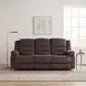 Jarita Chocolate 78" Double Reclining Sofa