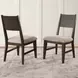 Norvell Gray Upholstered Side Chair Set of 2