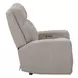 Traxton Jasper Taupe Zero Gravity Triple Power Recliner with USB Charging