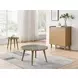 Novato Light Brown Round End Table