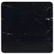 Segment Jetty Black Square Marble Top Coffee Table