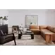 Segment Jetty Black Square Marble Top Coffee Table
