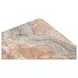 Segment Orange Square Marble Top Coffee Table