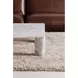 Segment Ashen Gray Square Marble Top Coffee Table