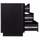 Povera Black 6 Drawer Dresser