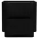 Povera Black 2 Drawer Nightstand