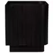Povera Black 2 Drawer Nightstand