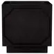 Povera Black 2 Drawer Nightstand