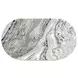 Celia Green 72" Oval Marble Top Dining Table