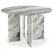 Celia Green 48" Round Marble Top Dining Table