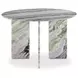 Celia Green 48" Round Marble Top Dining Table