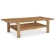 Workshop Vintage Brown Rectangular Coffee Table
