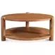Olsen Vintage Brown Round Coffee Table