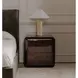 Rory Dark Brown 2 Drawer Nightstand