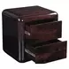 Rory Dark Brown 2 Drawer Nightstand