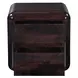 Rory Dark Brown 2 Drawer Nightstand