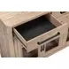 Breckenridge Medium Brown 4 Glass Door Server