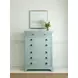 Summer Creek Blue 8 Drawer Chest