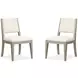 Braelyn Beige Upholstered Side Chair Set of 2