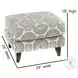 Grande Brianne Twilight Accent Ottoman