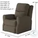 Fame Journey Mushroom Wall Hugger Recliner