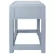 Jean Matte Light Blue Rectangular 1 Drawer Side Table