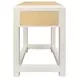 Jean Natural Grasscloth Rectangular 1 Drawer Side Table