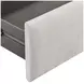 Highland Park Morel and Beige Queen Upholstered Storage Panel Sawyer Bed