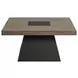 Rizzo Gray and Dark Espresso Square Coffee Table