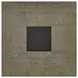 Rizzo Gray and Dark Espresso Square End Table